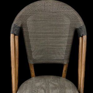 Dark Brown Woven Chair